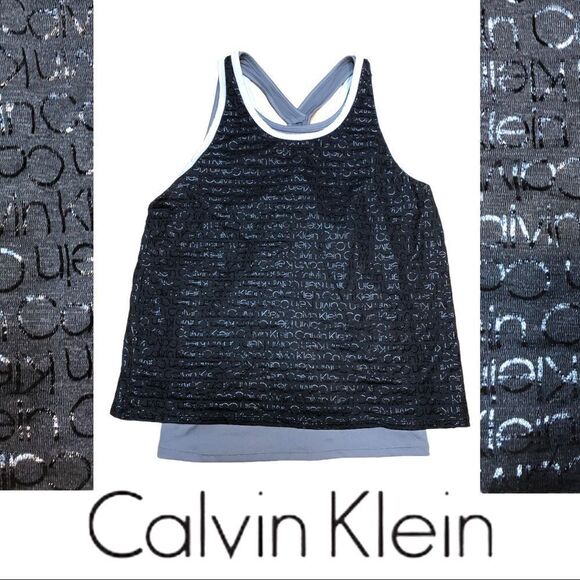 Calvin Klein workout tank. Open back 12/14 L - Picture 1 of 9